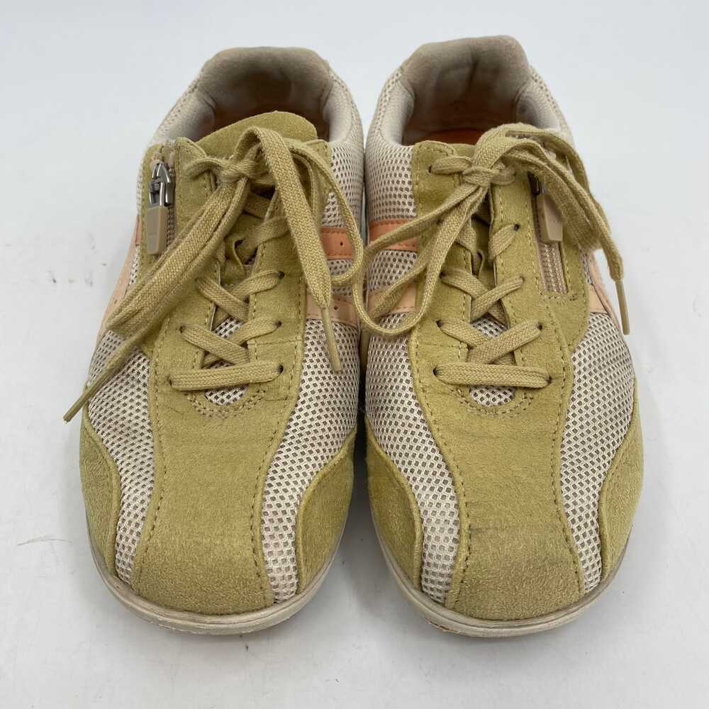 Asics Green Pink Athletic Sneakers | Women's Size 5 - Picture 7 of 9